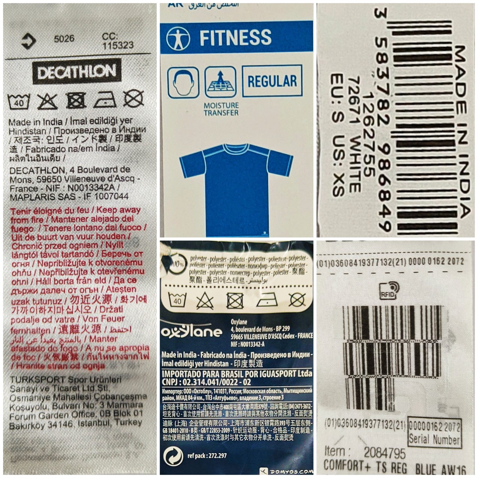 Decathlon 100% Original T-shirt (Sports) Comfort All Day - Image 6